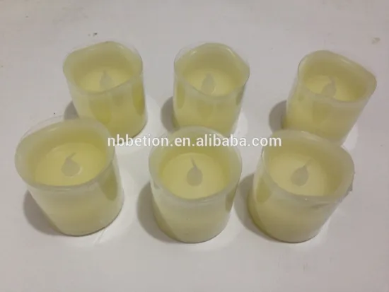 6pcs flameless flicking led wax candles set 5x5cm mini led wax candles home led wax tealight candles set