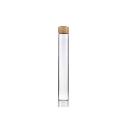 10ml Glass Tube With Bamboo Cap for tea