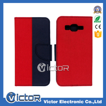 korea style assorted color nice Wallet flip cover Case for Samsung grand prime G530
