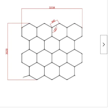 High Light PC Magic Car Wash LED Lights 672W 6500K Honeycomb Car Wash LED Lamps