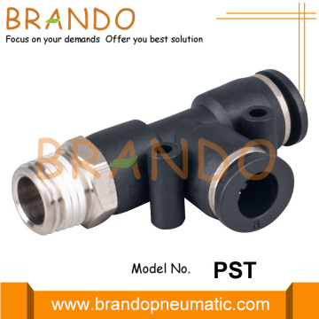 1/8'' 1/4'' Male Run Tee Pneumatic Hose Fittings