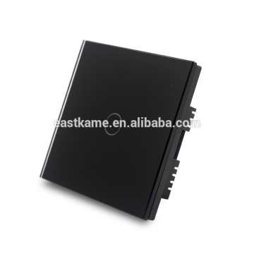 EU standard/US Standard touch wall switch , 1 Gang/2 gang/3 gang Crystal Glass Panel