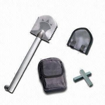 Portable Compact Shovels, Knife Shovels, Shovels with Pickaxe, Stainless Steel Nipple