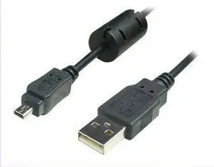 1.8m Panasonic / Lumix Digital Camera USB Cables Black 28 A