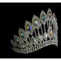 AB Stone Curve Adjustable Band Pageant Crown