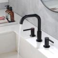 Shamanda Schwarz Farbe Messing Wasserhahn für Badezimmer