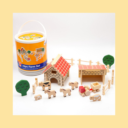 Jouets en bois Maison de poupées, meilleures jouets d&#39;animaux en bois