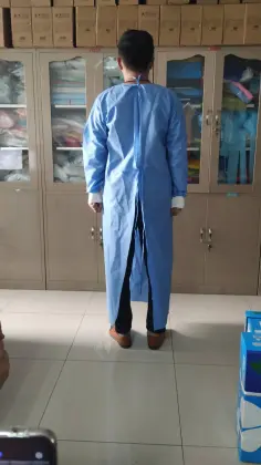 SMS isolation gown SMS disposable