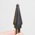 5pcs titanium coated step drill bits