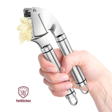 Stainless Steel Heavy Duty Garlic Press Crusher Mincer Peeler