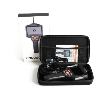 Handheld 4.3-inch Semi-Rigid Cable Dual Lens Inspection Camera with 7.9mm, 1080P Resolution and 32GB TF Card - Endoscopy Endoscope Camera
