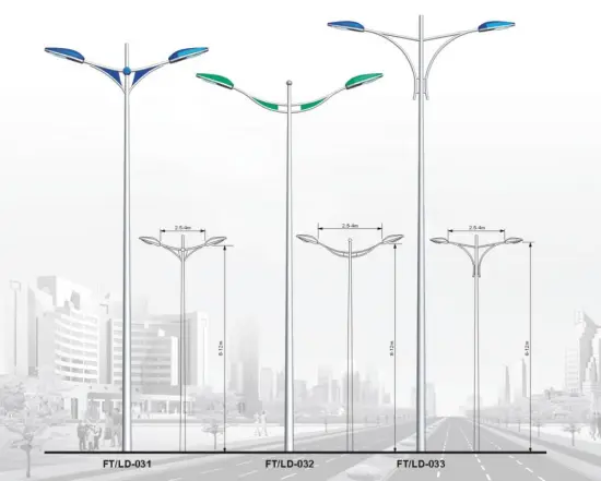 10M Double Arm Steel Lamp Posts