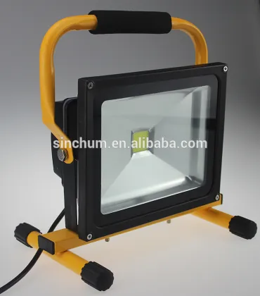 best price aluminum 12V emergency lights 20w rechargeable led floodlight