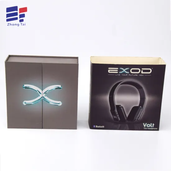 Custom matt gift box for packaging earphone