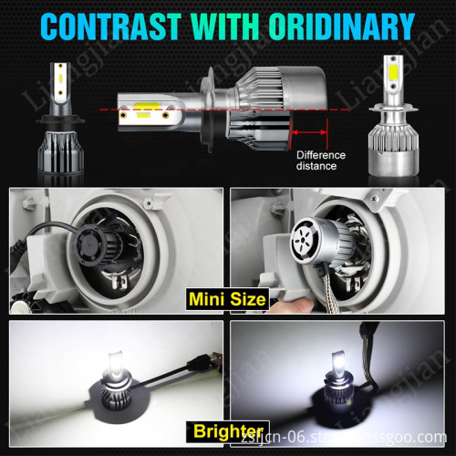 Factory Price V10 48W 16000 Lumen Car LED Headlight Bulb H1 H4 H7 H11 9005 9004