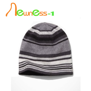Jual Hot-Stripe rajutan topi Beanies akrilik