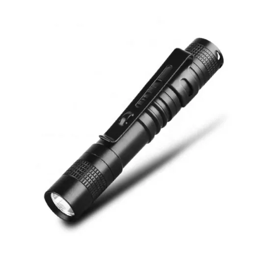 Wholesale Aluminum Alloy Penlight Flashlight with UV LED Laser Pointer and Clip