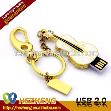 Promotional Gift Jewlery Violin 64GB USB Pen Drive