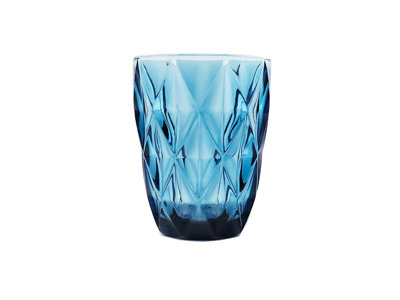 Wholesale Coloring machine presses Tumblers blue Glass