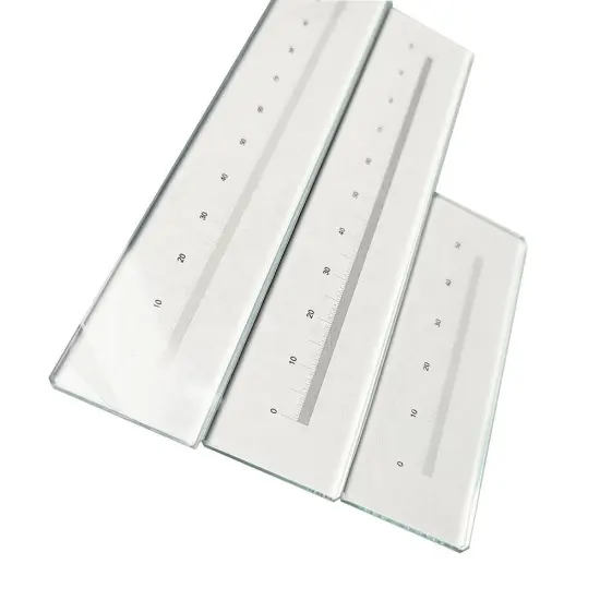 2024 Hot Selling Precision Laboratory Supplies: Linear Glass Scale Optical Grating Ruler