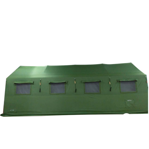 Olive Green Inflatable Tent 40sqm for Emergency Camping
