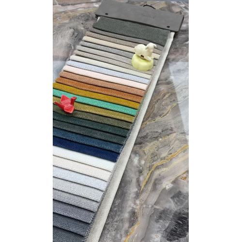 Tela de sofá de terciopelo suave con peonías