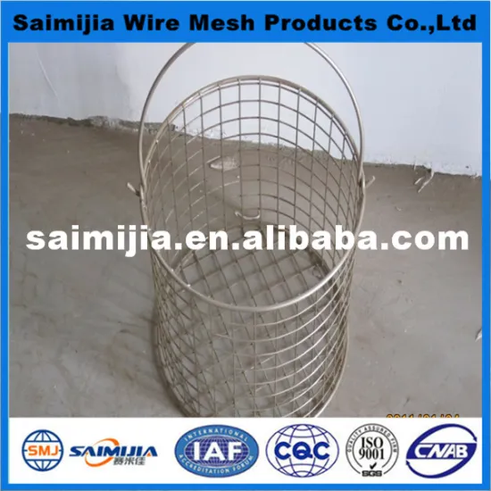 Hot sale round metal basket for storage various size