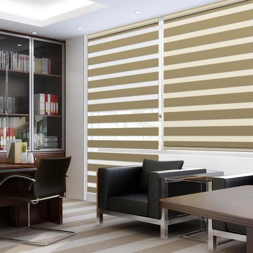 Discount zebra semi shade roller blinds fabric