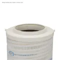 Cartucho de filtro de óleo de bebida sanitária em aço inoxidável