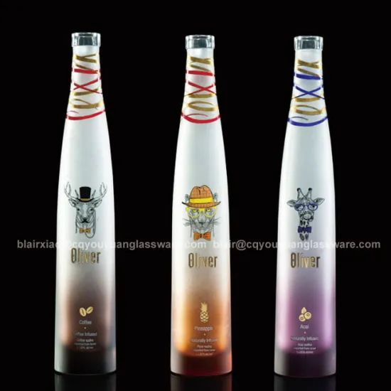 Soda Lime Glass Price Colorful Cheap 500ML Glass Bottles