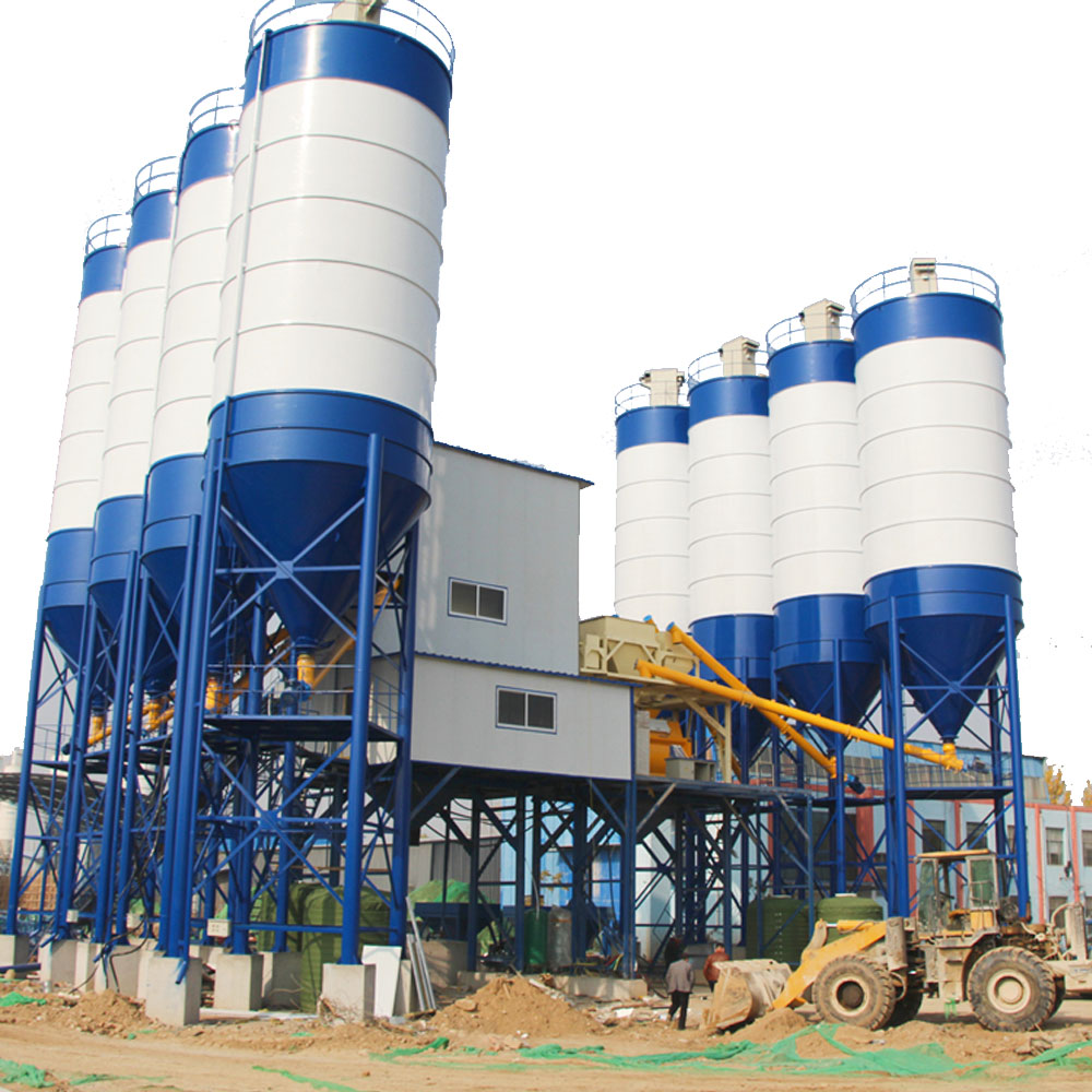 HZS120 modular factory direct concrete batching plant