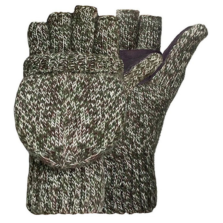 Snow Pattern Knitted Gloves