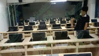 Direct selling school turn computer desk computer desk computer desk computer desk computer room