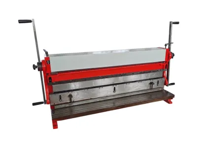 Supertech Manual Folding Machine & Hand Folding Machine - Metal Folder Pan Break