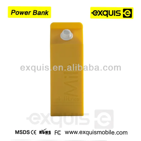 2014 Special cute milk case 10400mAh power bank