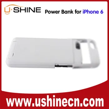customized portable Backup Battery Cover Case for iPhone 6