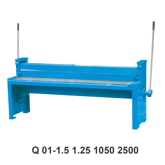 Q 01-1.5x1050/Q 01-1.25x1500/Q 01-1.5x1500/Q 01-0.8x2500 Manual Plate shears Machines