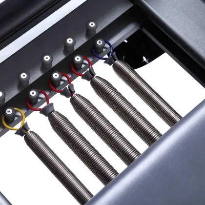 Aluminum Alloy Pilates Reformer with Body Building Black Frame and Balanced Core