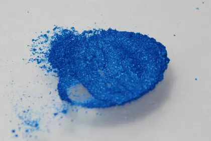 Synthetic mica titanium pearl pigment for nail art