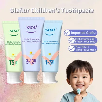 Dental Oral Care Fresh White Toothpaste for Whitening Removing Stains Anti Cavity Toothpaste for Kids