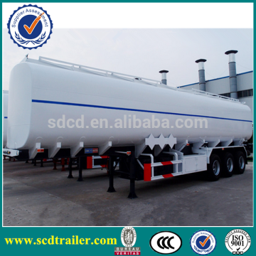 Chinese Heavy duty tanker truck, 45cbm 3 axles tanker trailer export to Nigeria for sale