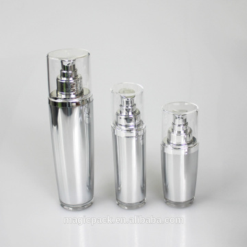 Advanced emulsion cosmetic oval plastic bottle