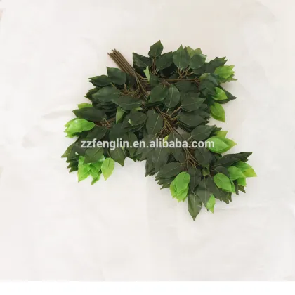 High Quality Artificial Banyan Leaves For Decoration