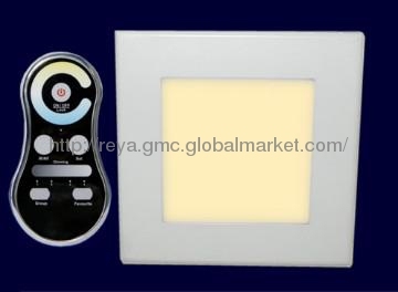 15.5x15.5cm luces de Panel LED regulable con control de RF