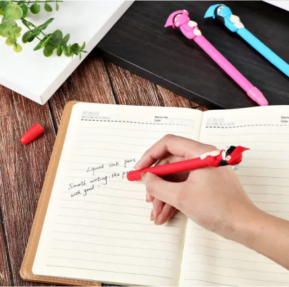 Custom Promotional Doctor & Nurse Cartoon Clay Pens - Unique Stationery