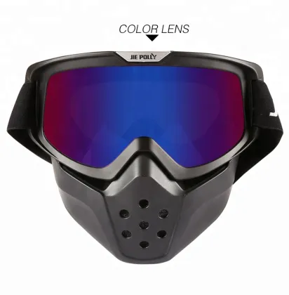 Nueva Protección Facial Unisex Antiimpacto UV400 - Motocross Sunglasses para Casco y Mascarilla