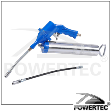 POWERTEC 500cc Grease Gun with Whip Hose and Rigid Pipe
