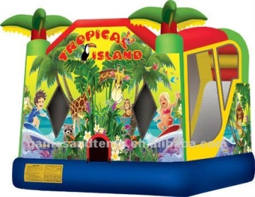 inflatable combo slide Tropical Island A2110