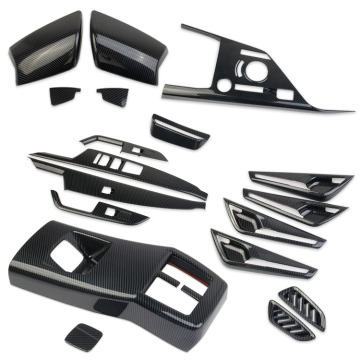 ABS Imitation Carbon Trim Interior Decorative Cover for 2022 Kia Niro Accessories
