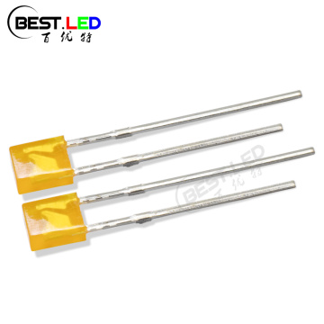 Through-Hole Rectangular LED Orange LED 605 nm